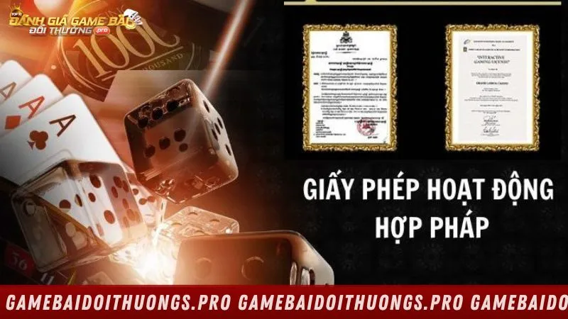 Giấy phép hoạt động hợp pháp