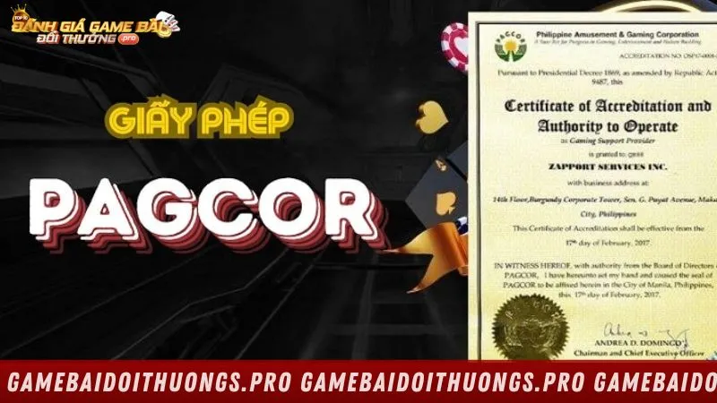 Giấy phép hoạt động hợp pháp