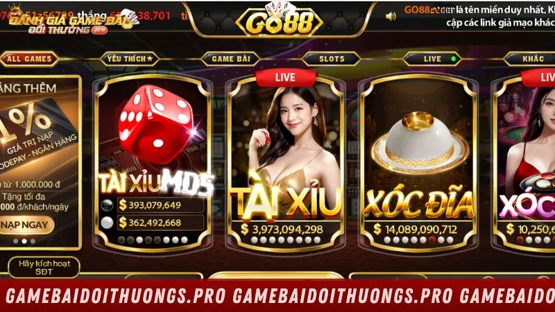 Giới thiệu cổng game Go88