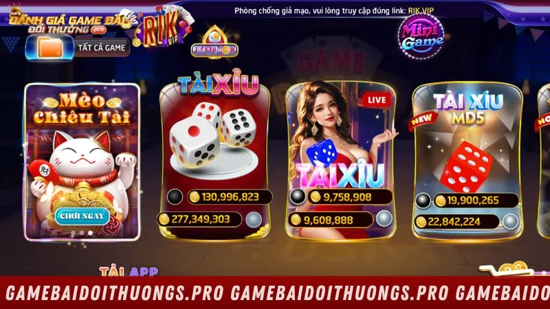 Giới thiệu cổng game RIKVIP