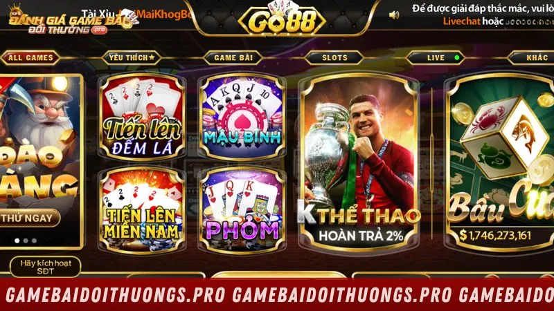 Kho game đa dạng và chất lượng